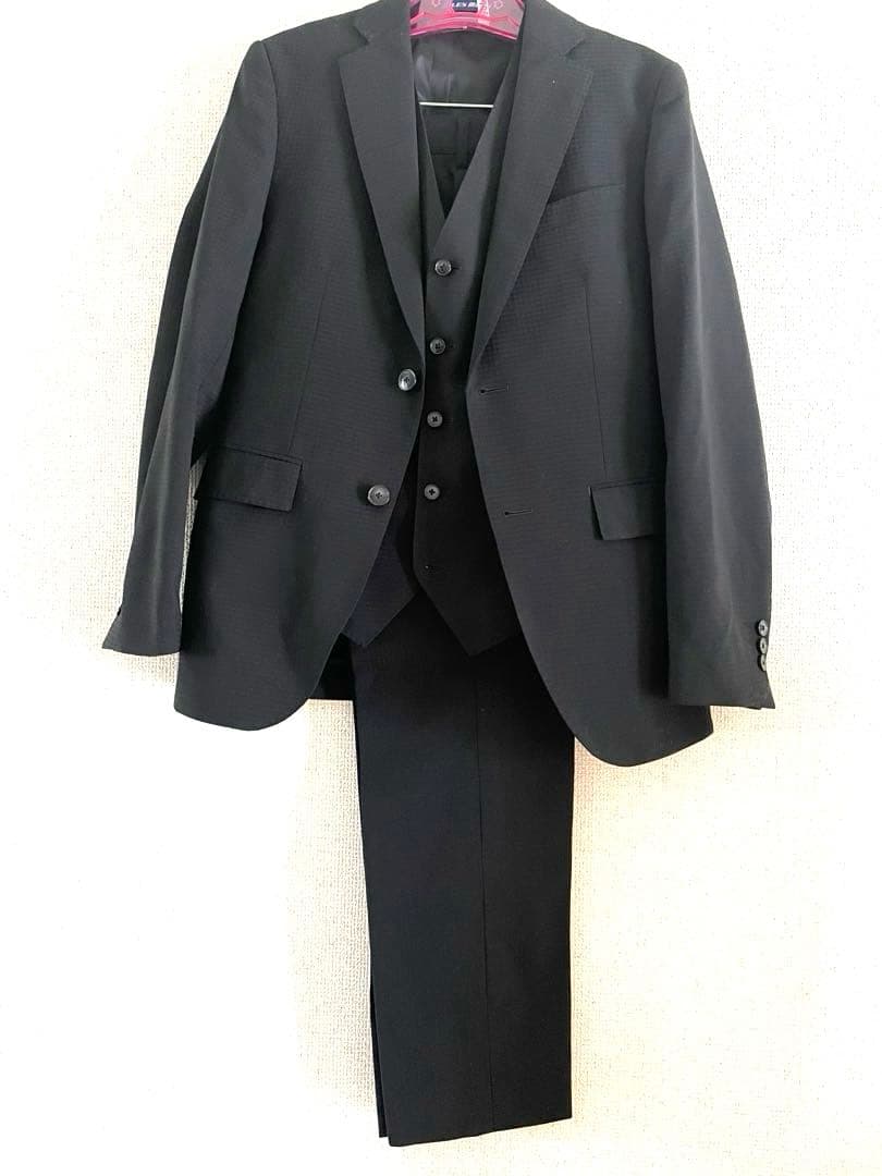 【極美品】希少Y 3 スリーピーススーツ黒チェック織柄　最安値