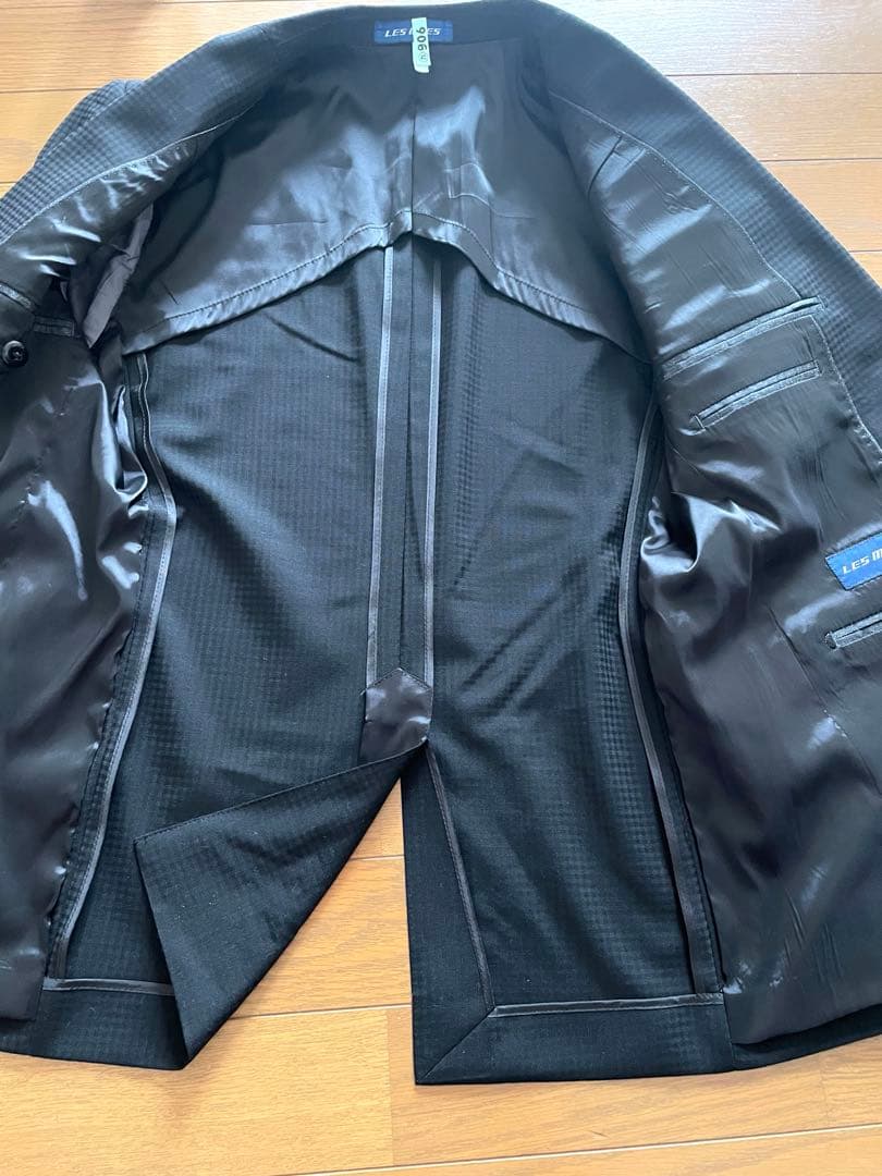 【極美品】希少Y 3 スリーピーススーツ黒チェック織柄　最安値