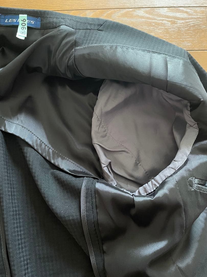 【極美品】希少Y 3 スリーピーススーツ黒チェック織柄　最安値