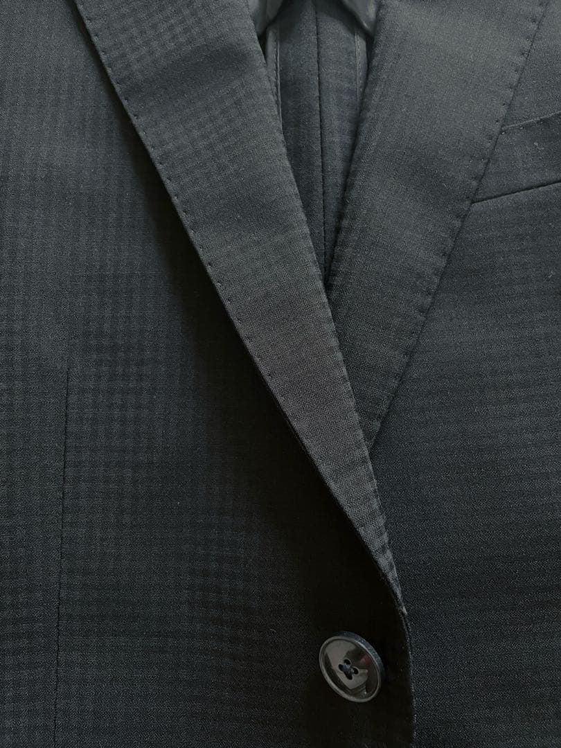 【極美品】希少Y 3 スリーピーススーツ黒チェック織柄　最安値