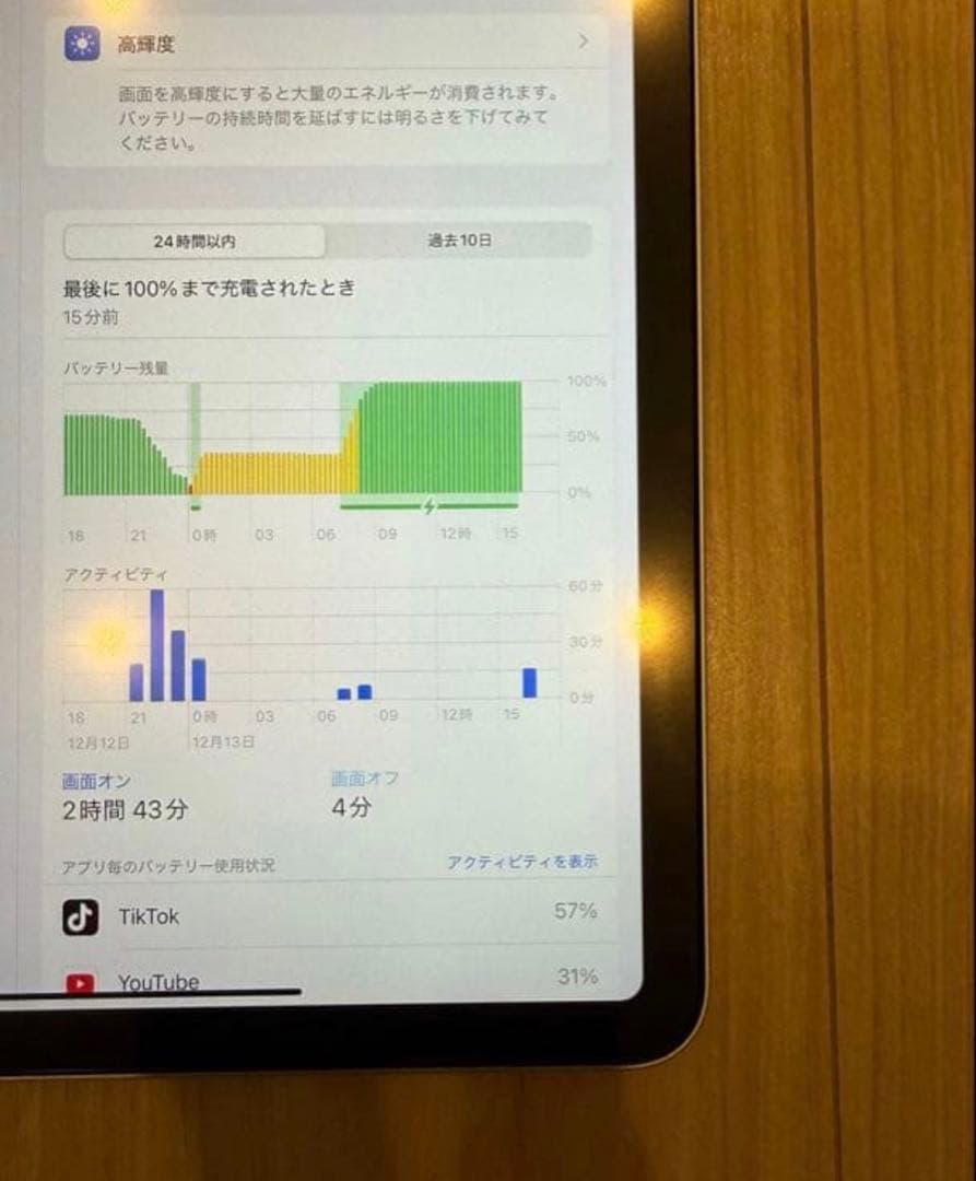 【美品】Apple iPad Air 4世代 256GB シルバー