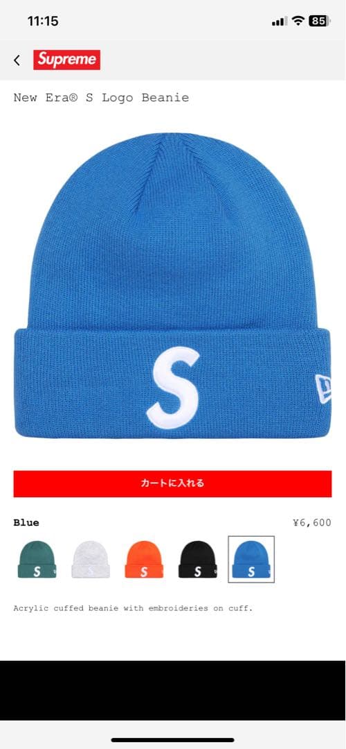 帽子 Supreme New Era S Logo Beanie \