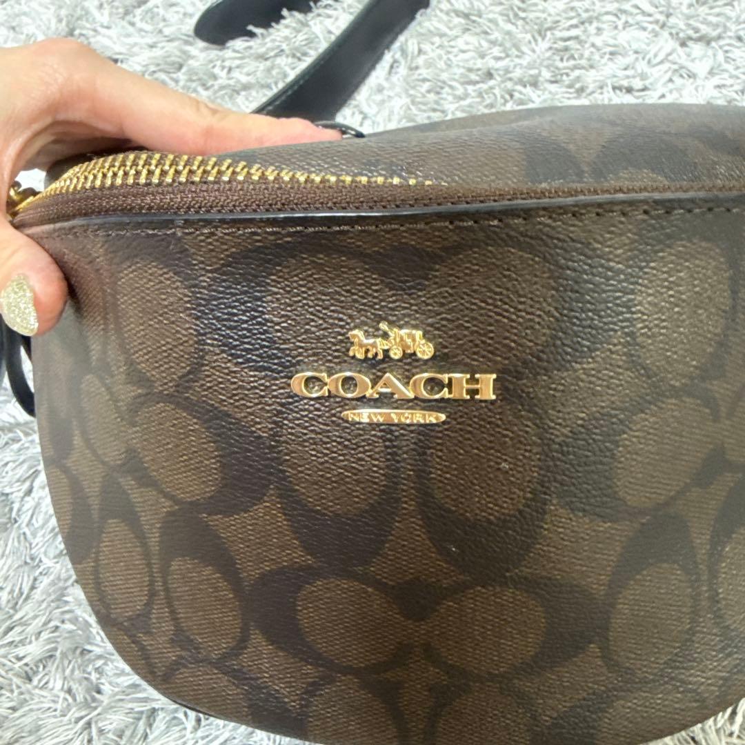 COACH ボディバッグ ブラウン