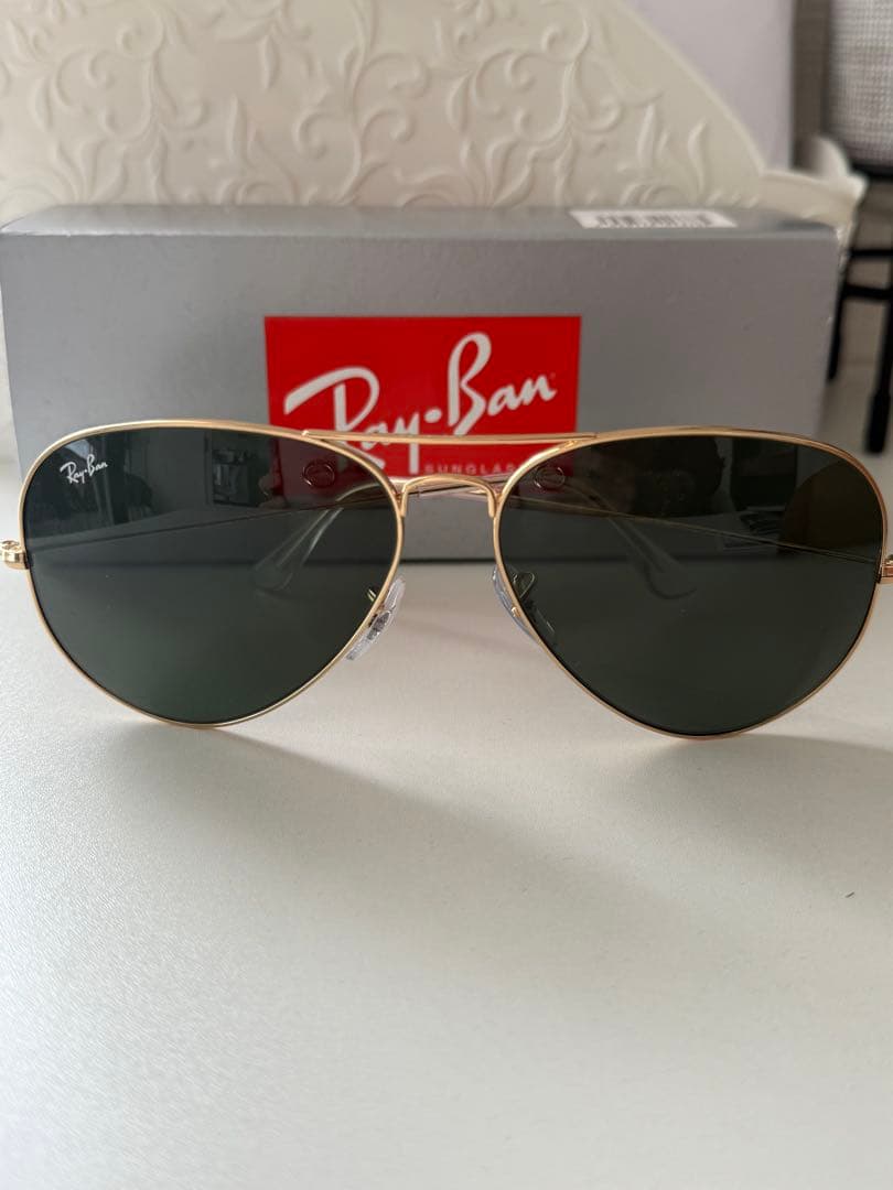 Ray-Ban アビエーター サングラス ゴールドフレーム メンス/レディース