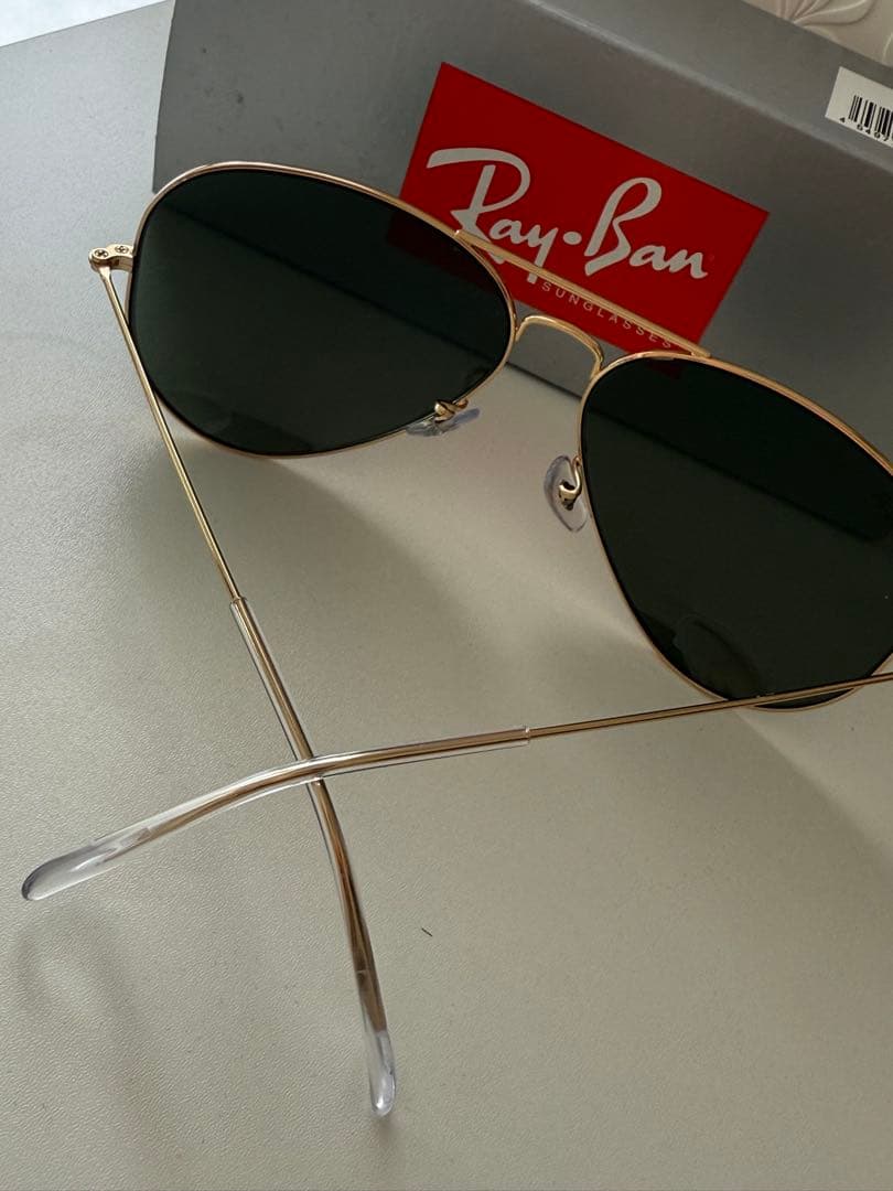 Ray-Ban アビエーター サングラス ゴールドフレーム メンス/レディース