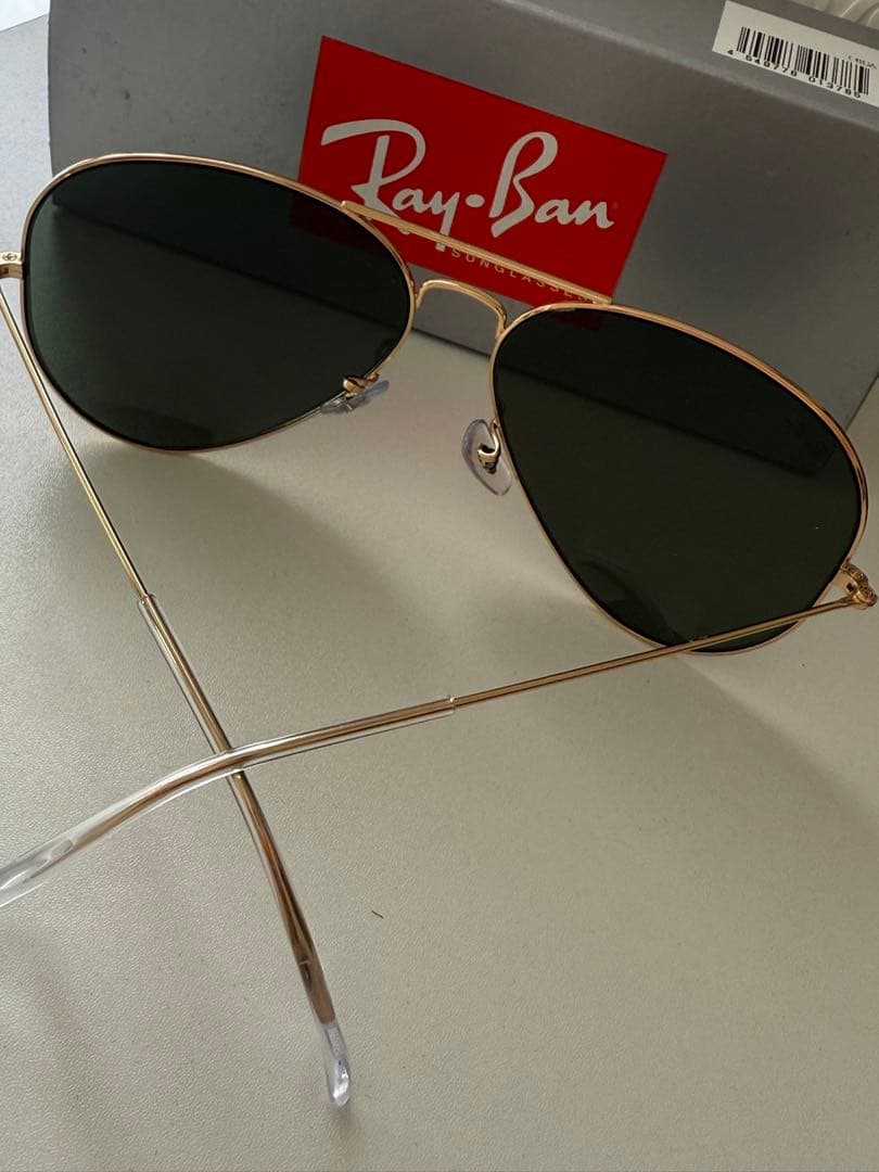 Ray-Ban アビエーター サングラス ゴールドフレーム メンス/レディース