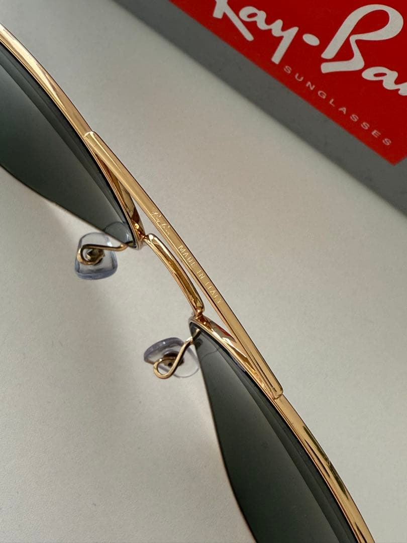 Ray-Ban アビエーター サングラス ゴールドフレーム メンス/レディース