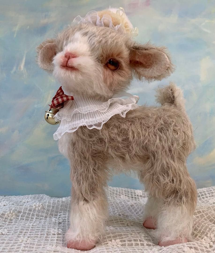 愛おしい羊メェーちゃん プレミアム アーティストベア 海外作家様 ハンドメイド