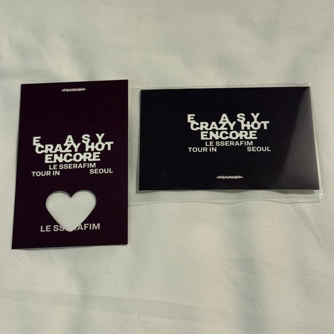 ルセラフィム ソウルコン ラッキーカード トレカ メンシプ特典