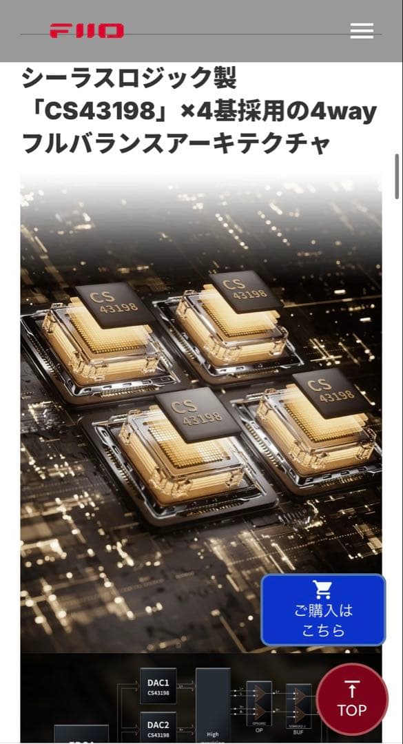 FiiO M21 ダークブルー デジタルオーディオプレーヤー 美品