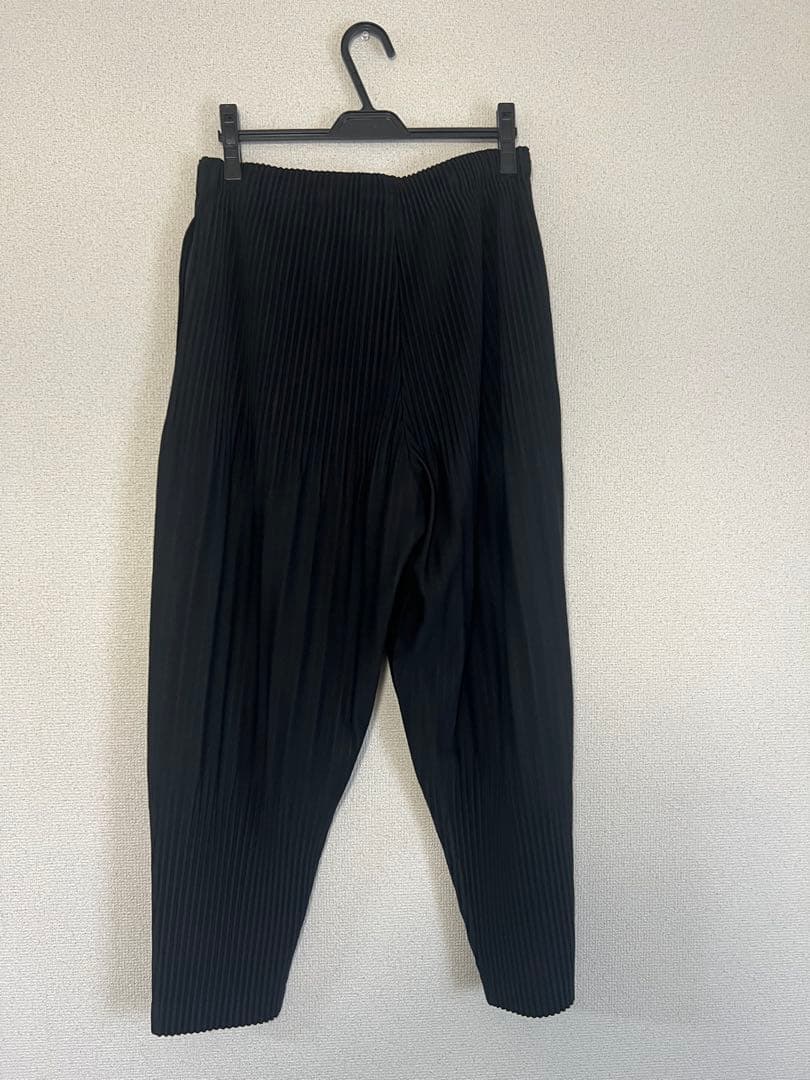 オムプリッセ パンツ 黒 イッセイミヤケ
