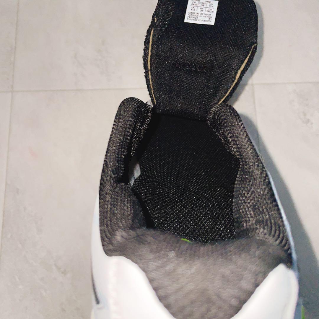 アシックス ゲルタクティック12 バレーボール ホワイト/ブラック 24cm