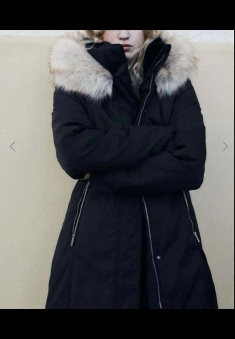 美品ZARAザラウォーター＆ウインドプロテクトアノラックコートジャケットアウター