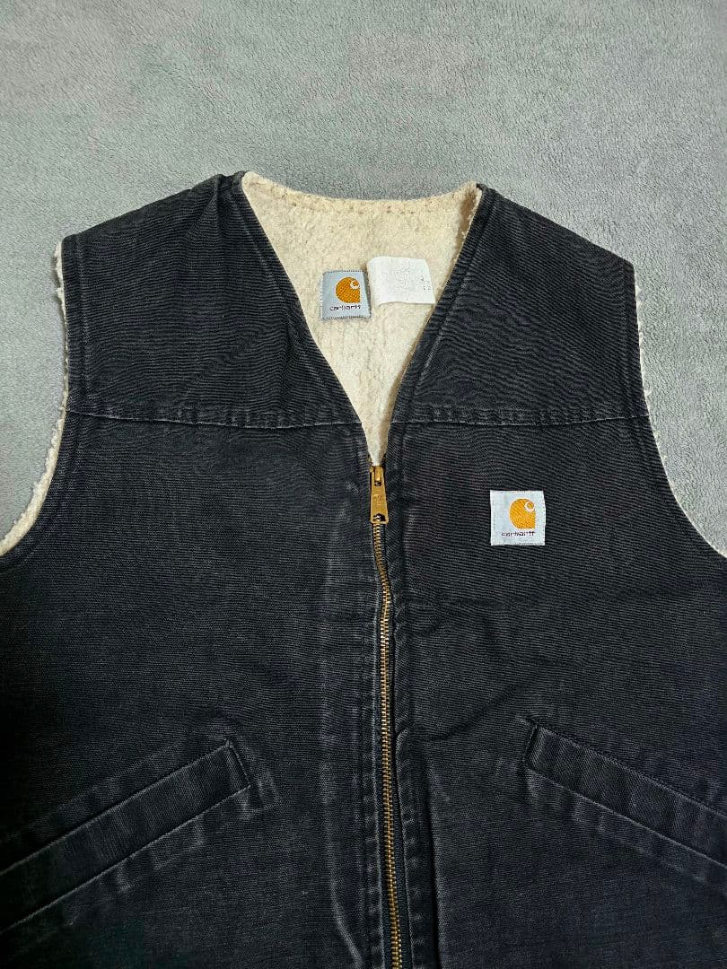Carhartt ベスト V03 BLK 90s USA デトロイトジャケット