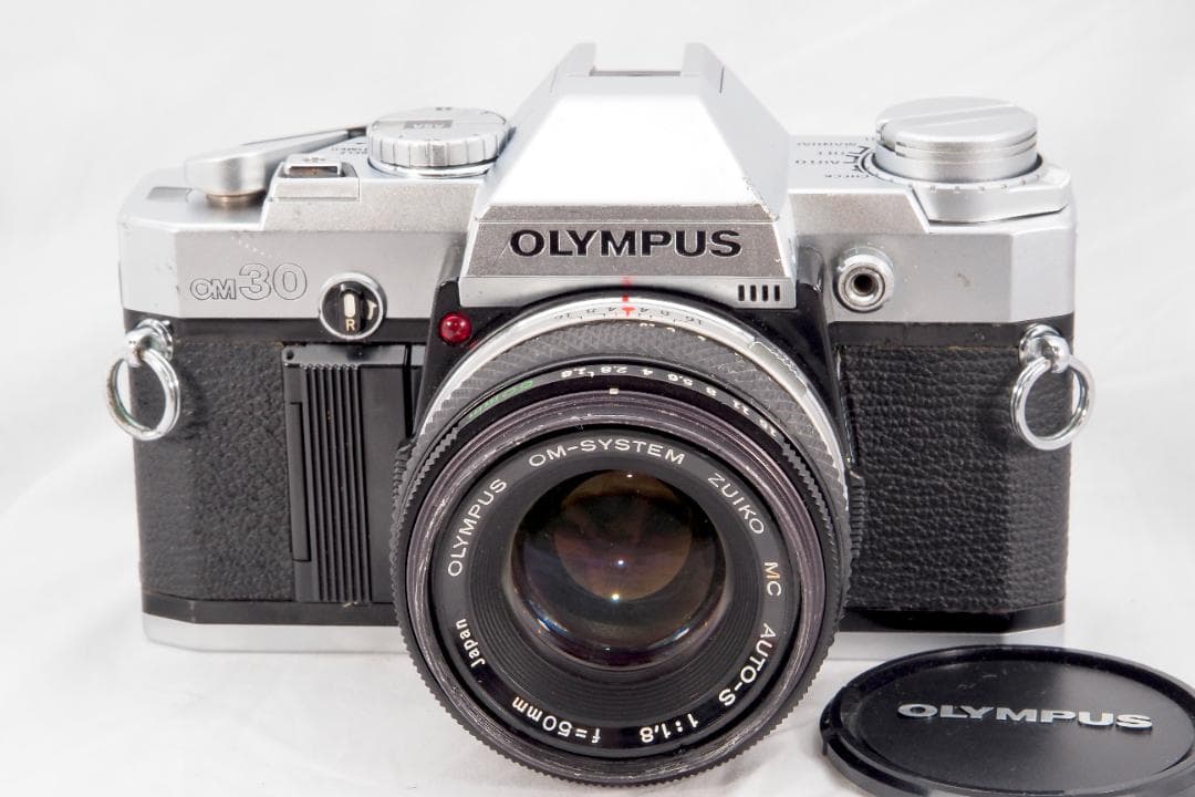 OLYMPUS OM-30 シルバー Zuiko 50mm f/1.8 整備済み