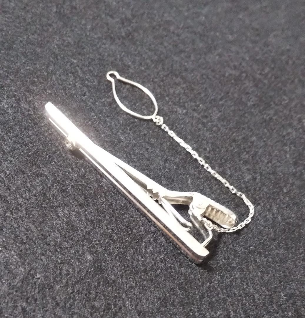 【未使用品】K14WG《4.41ｇ》◇0.10ctダイヤ入り◇ ネクタイピン