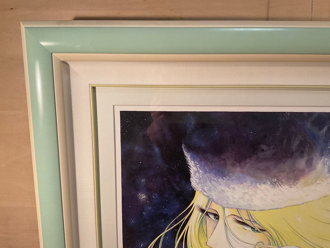 松本零士「メーテルレジェンド」シルクスクリーン　直筆サイン有り・作品保証書無し