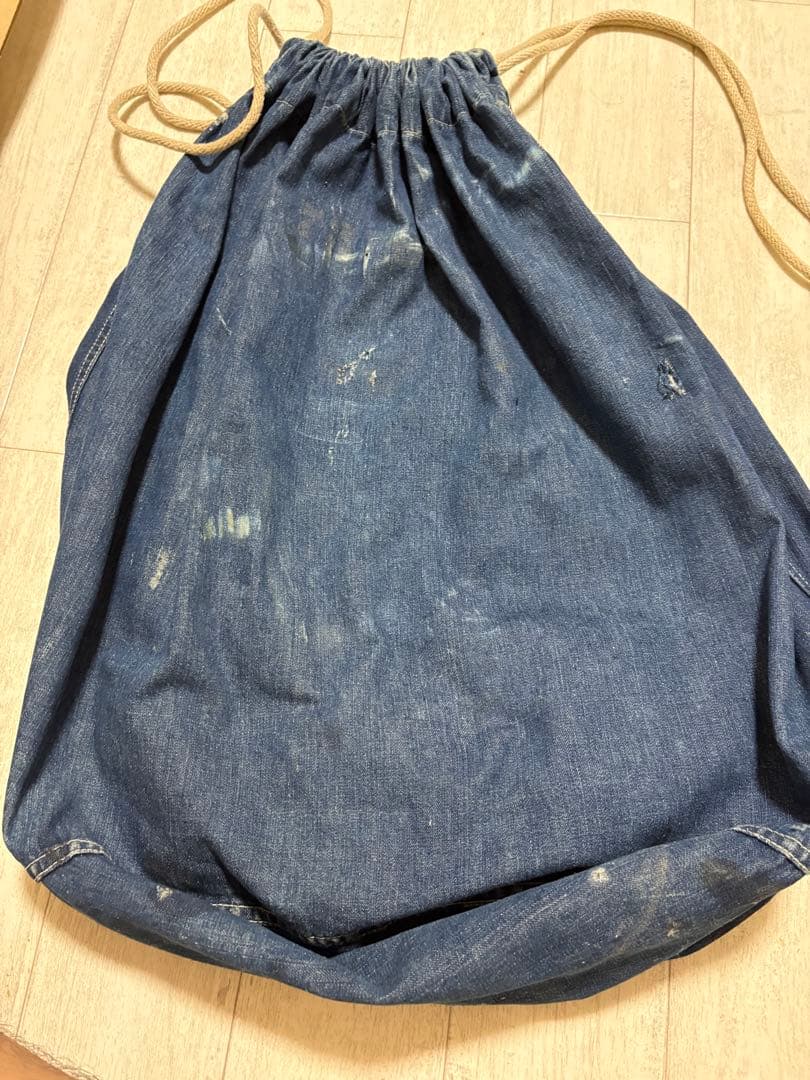 BONZE-61 【希少】40's～ デニムランドリーバッグ