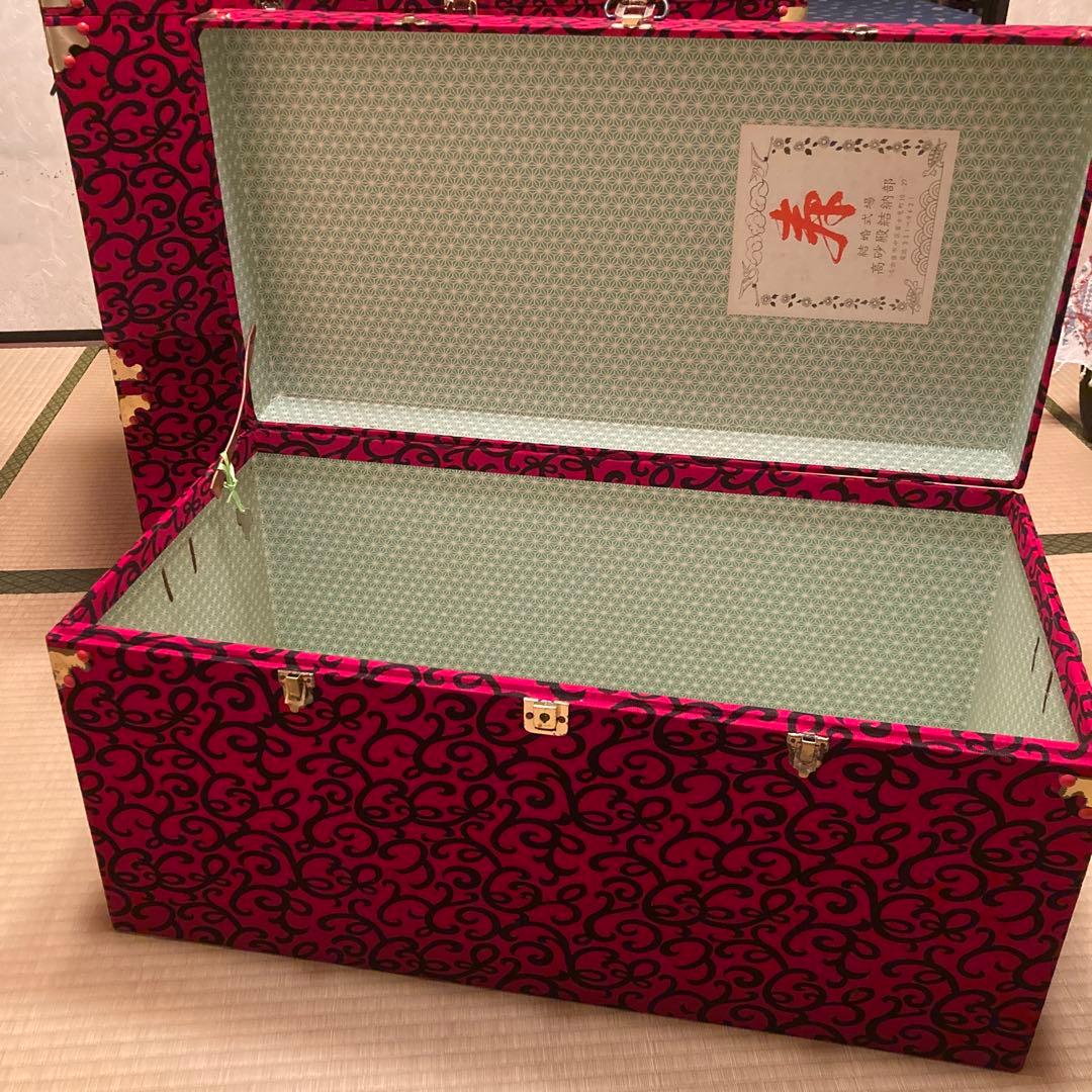 結納箱　昭和のアンティーク　3箱