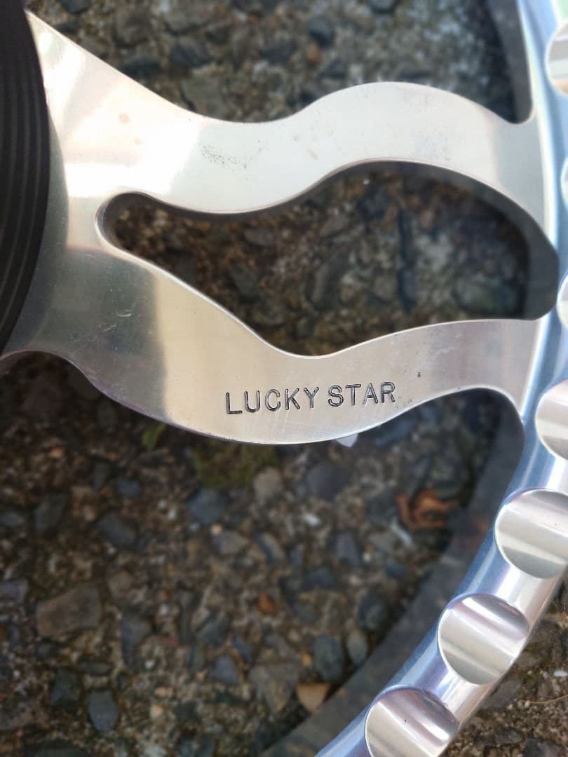 希少 LUCKY STAR フルビレットステアリングホイール