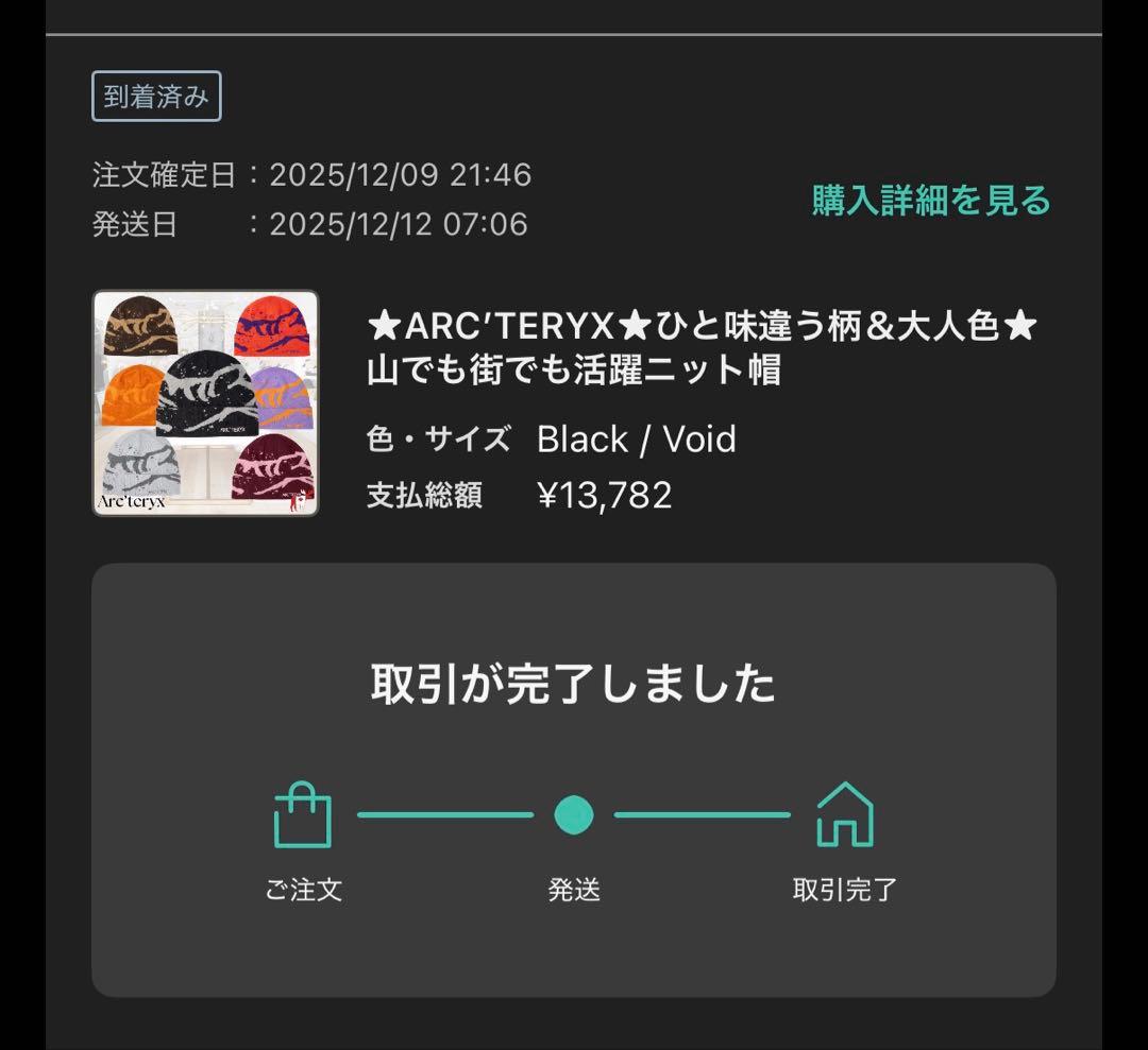 ARC'TERYX Grotto Toque ニット帽 希少