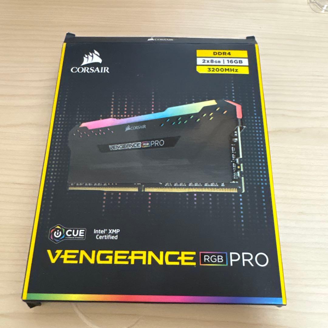 メモリー CORSAIR VENGEANCE RGB PRO 16GB DDR4 3200