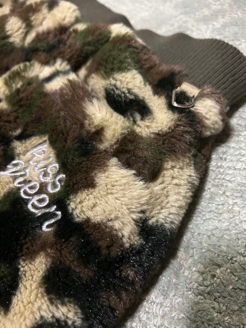 キスオンザグリーン 迷彩柄 セットアップ もこもこ レディース ゴルフ ウェア