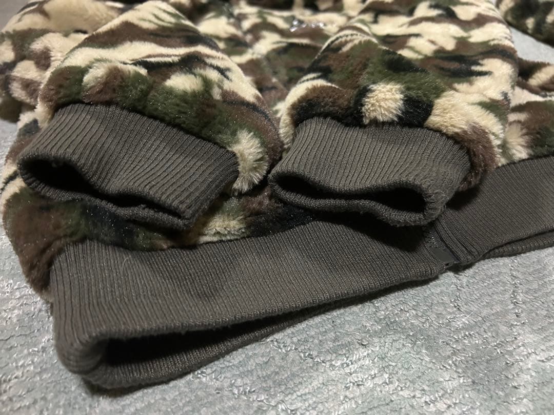 キスオンザグリーン 迷彩柄 セットアップ もこもこ レディース ゴルフ ウェア