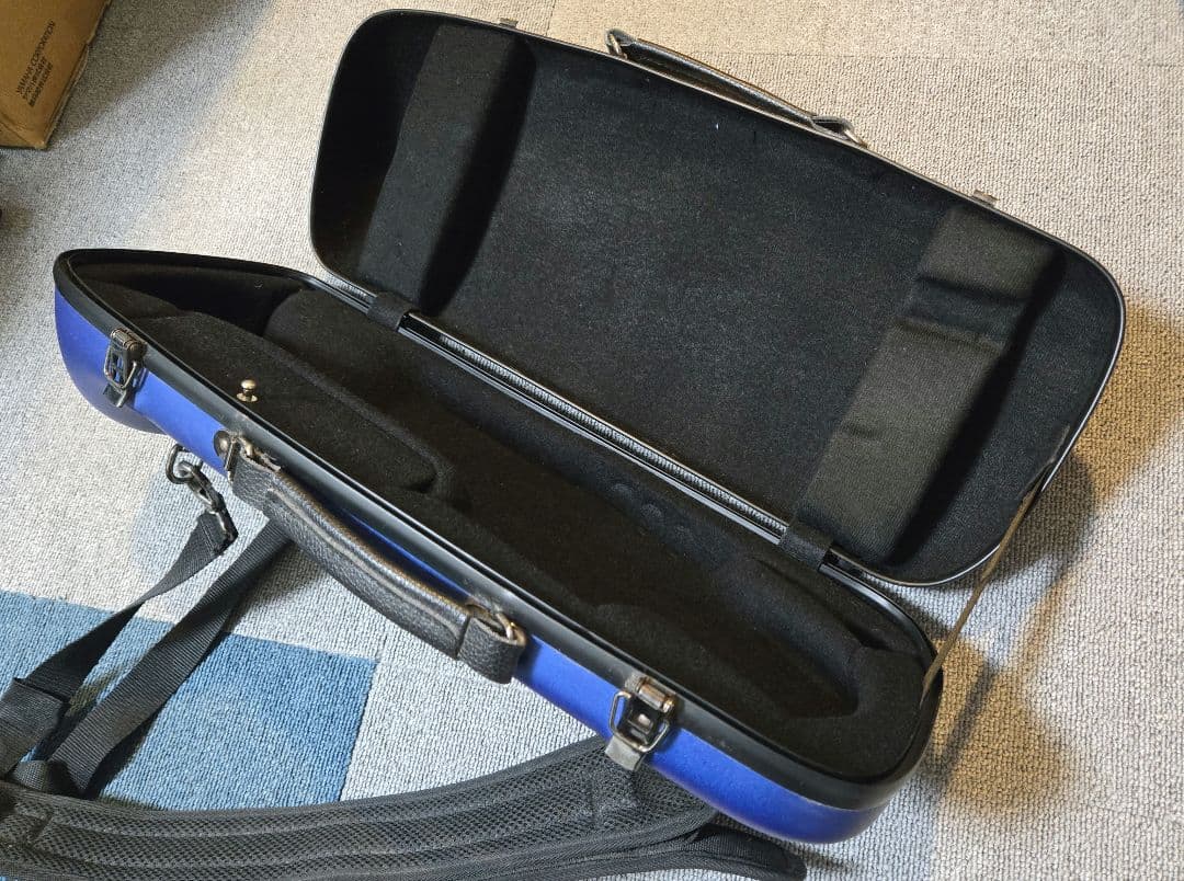 C.C.シャイニーケースⅡ トランペット パウダーブルー 中古