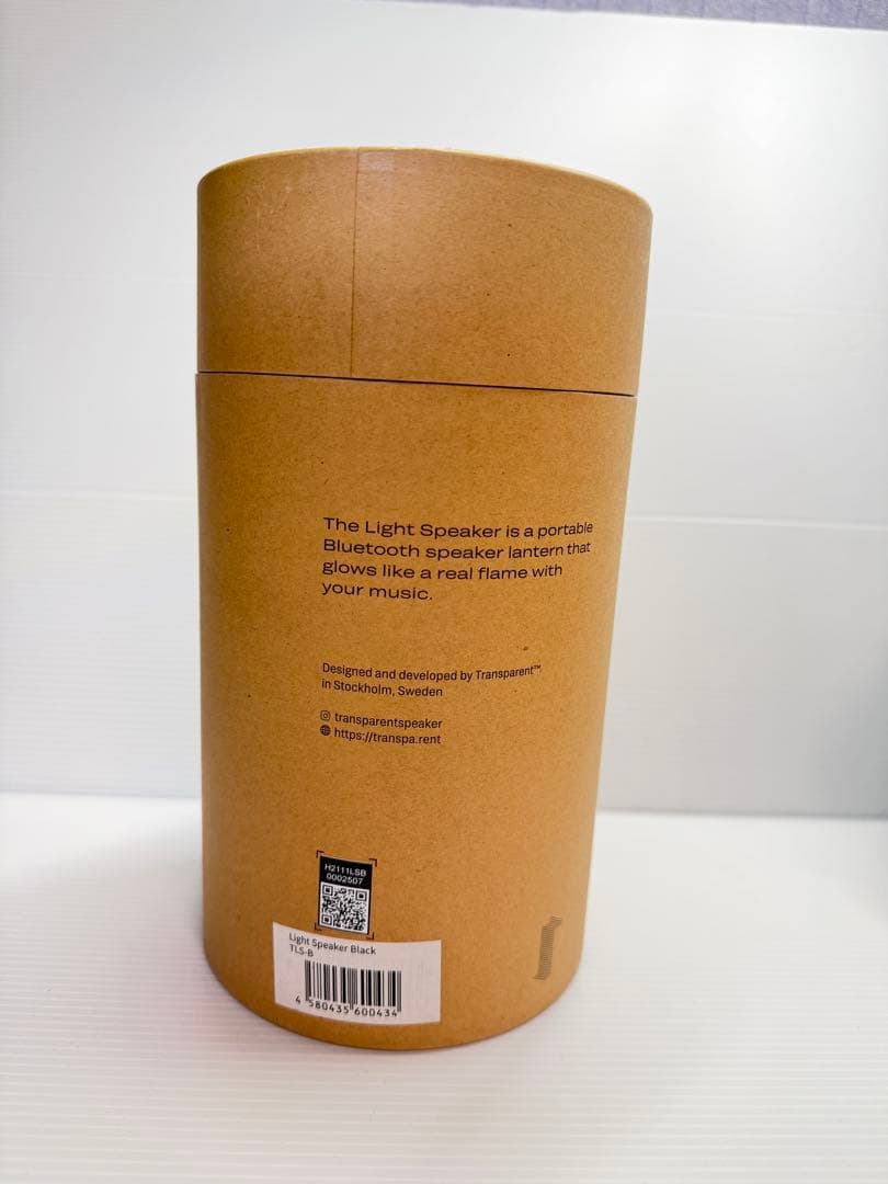 【未使用品】TRANSPARENT ランタン ライト スピーカー