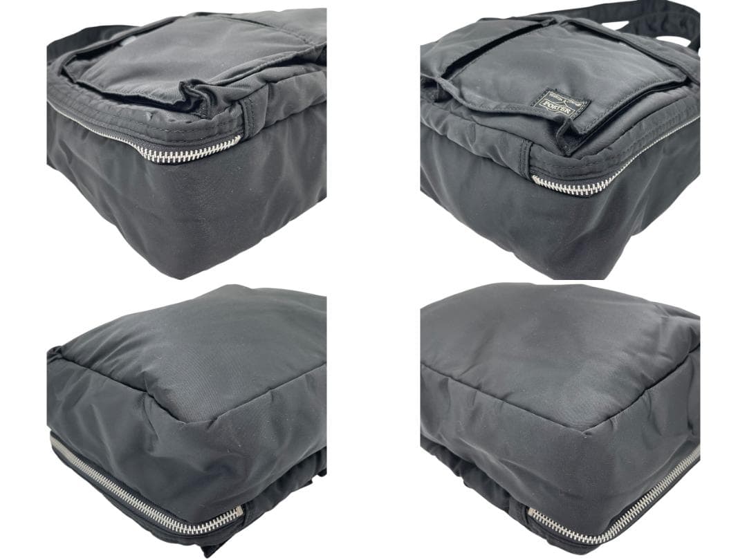 PORTER/ポーター タンカー ショルダーバッグ ブラック 2層式 斜め掛け