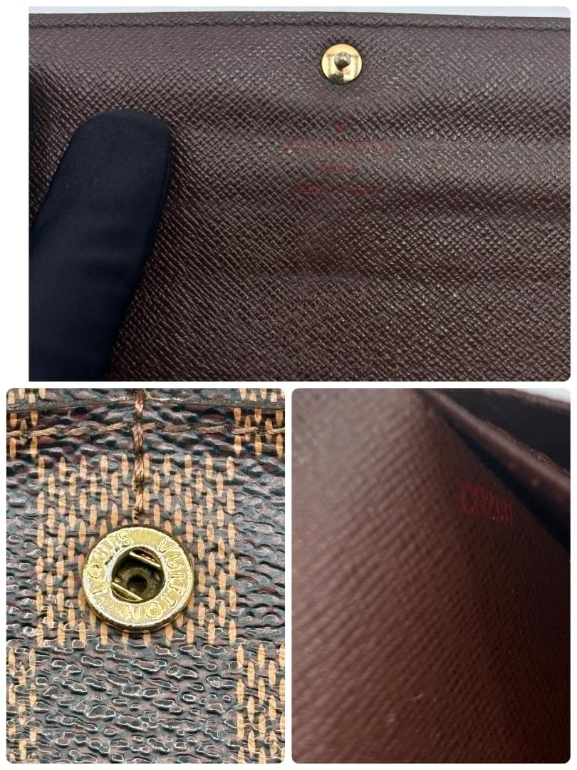 ✨極美品✨ルイヴィトン ポルトフォイユ サラ ダミエ エベヌ 長財布 10枚