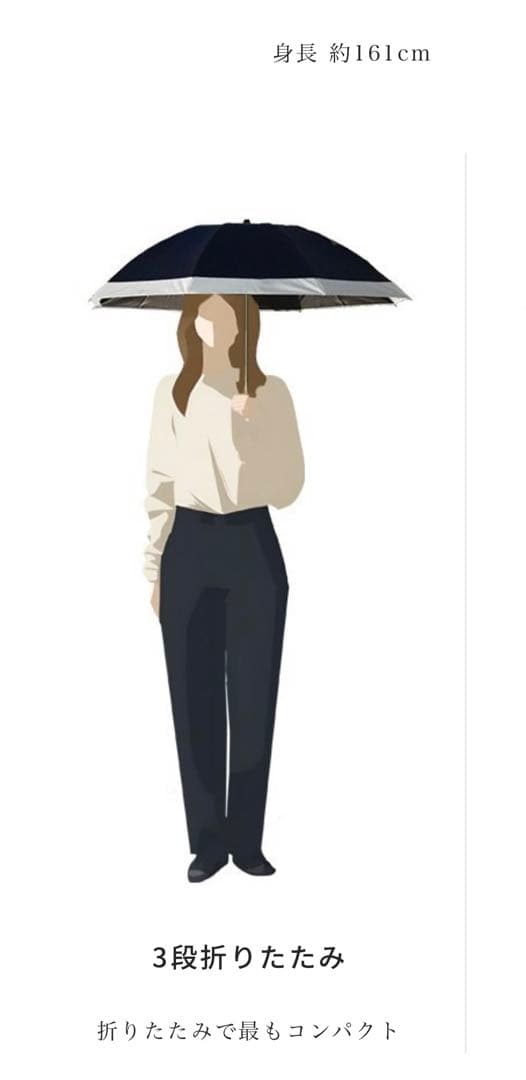 【美品】芦屋ロサブラン 日傘 折り畳み傘