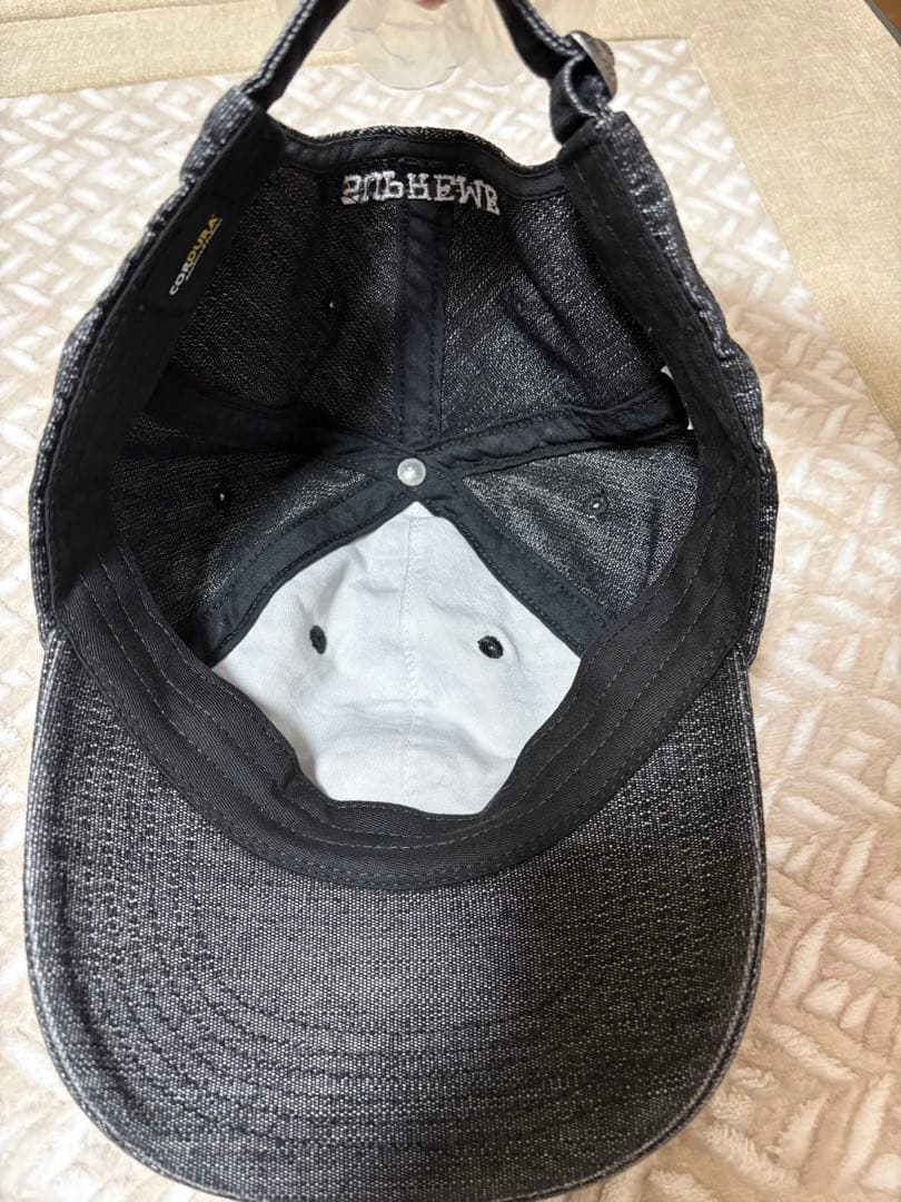 SUPREME Sロゴデニムキャップ