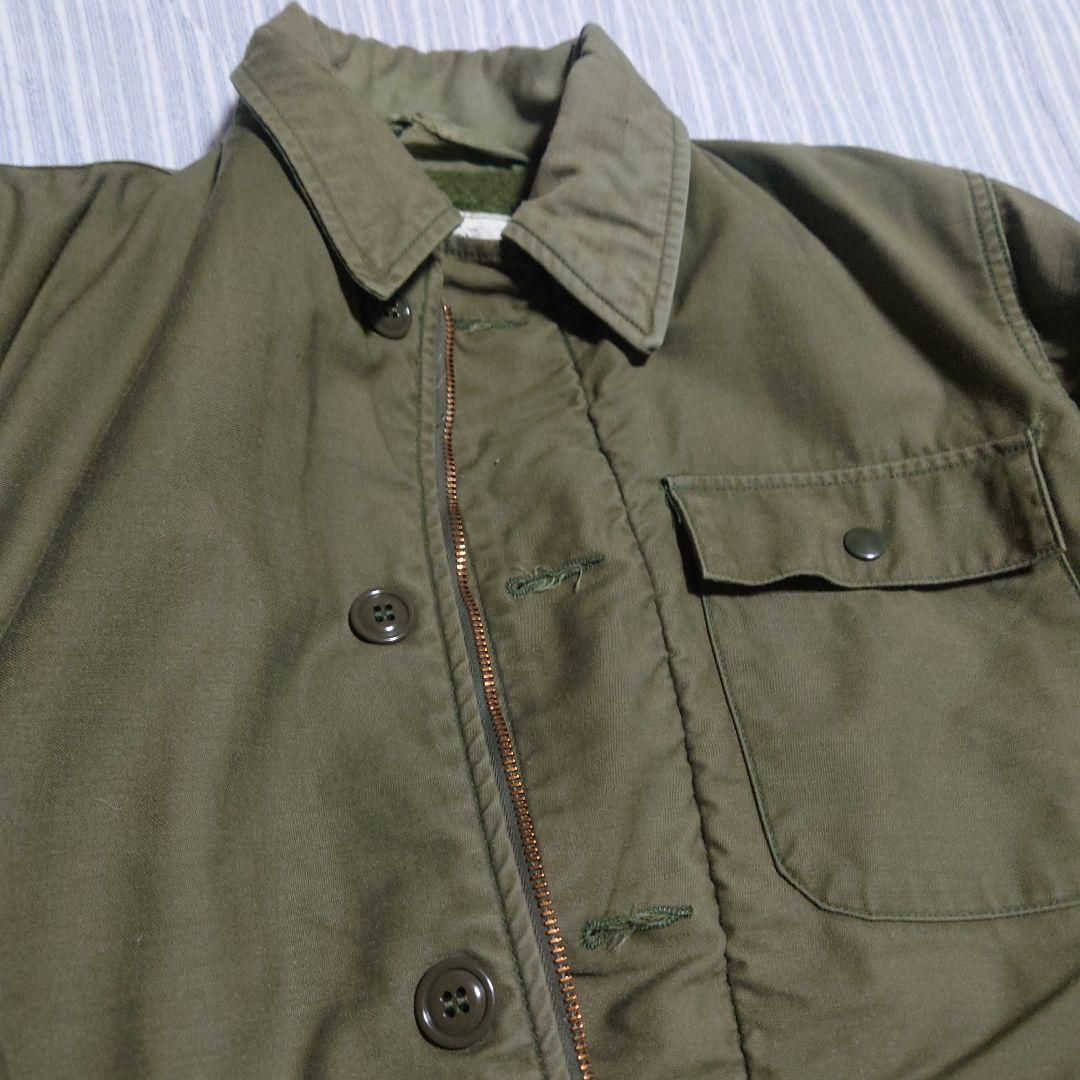 U.S.NAVY A-2デッキジャケット 古着 80s 米軍実物 美品 gf8