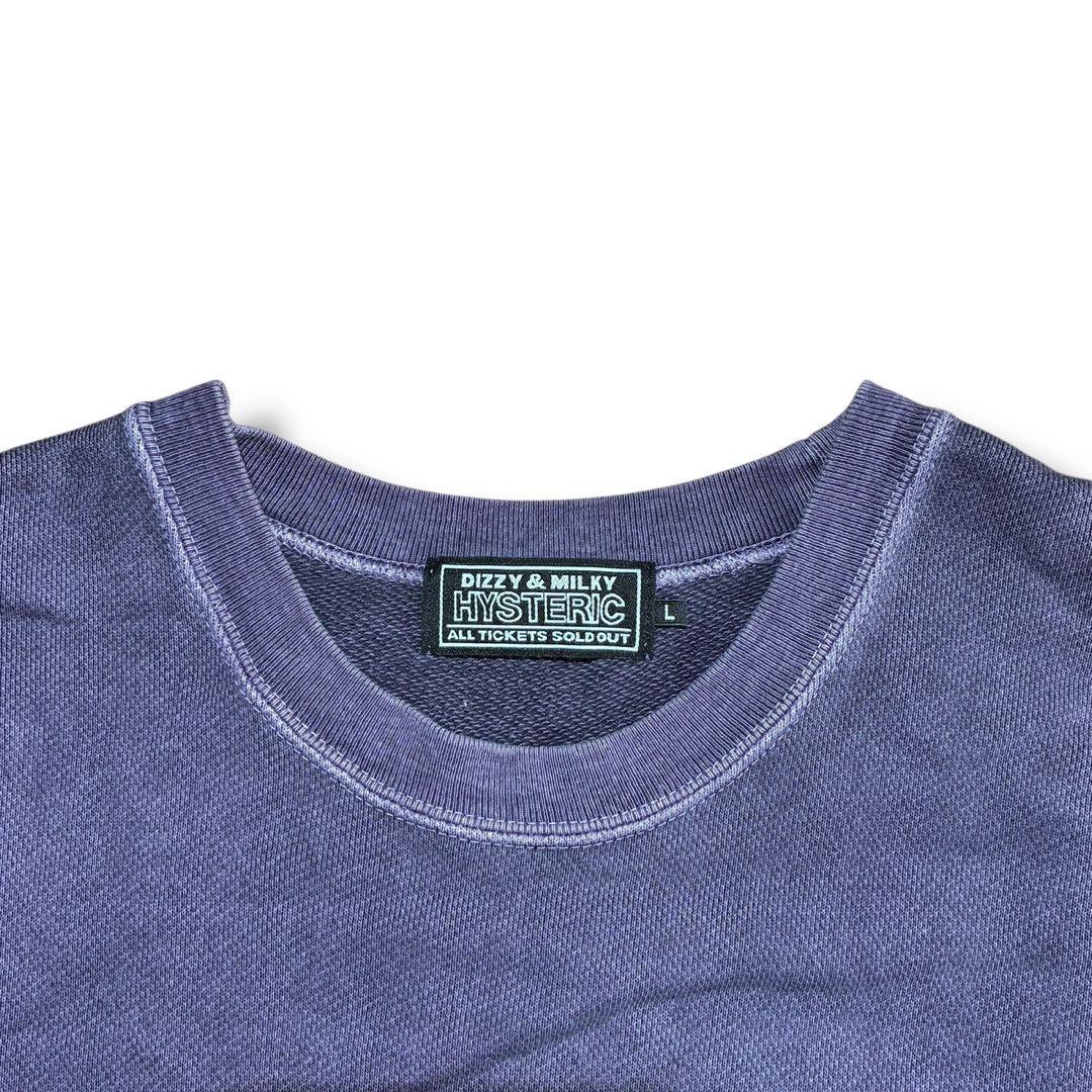 ヒステリックグラマー ガールプリント スウェット フェード Y2K