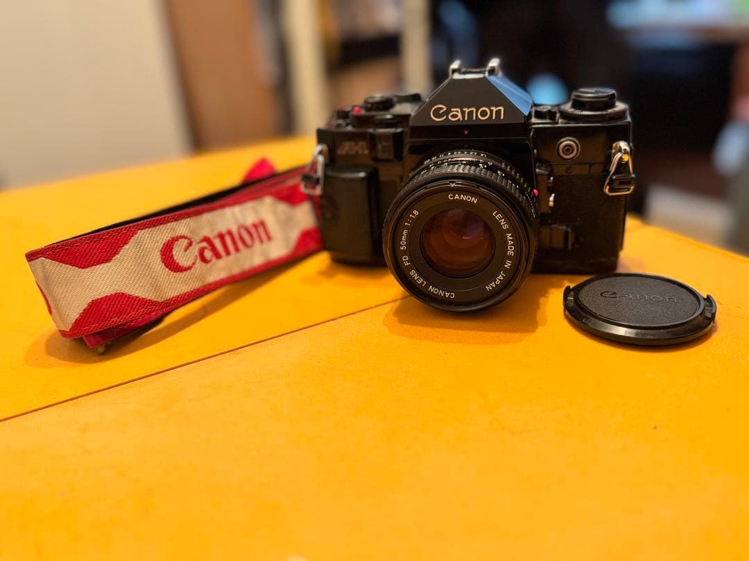 Canon A-1 + Canon lens FD50mm f1.8 レンズ