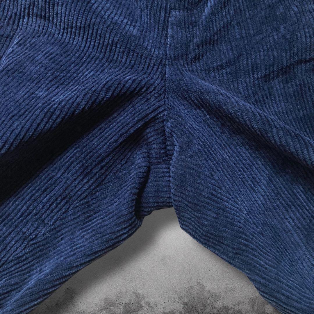 BrooksBrothersツータック ワイドコーデュロイパンツ y2k 古着