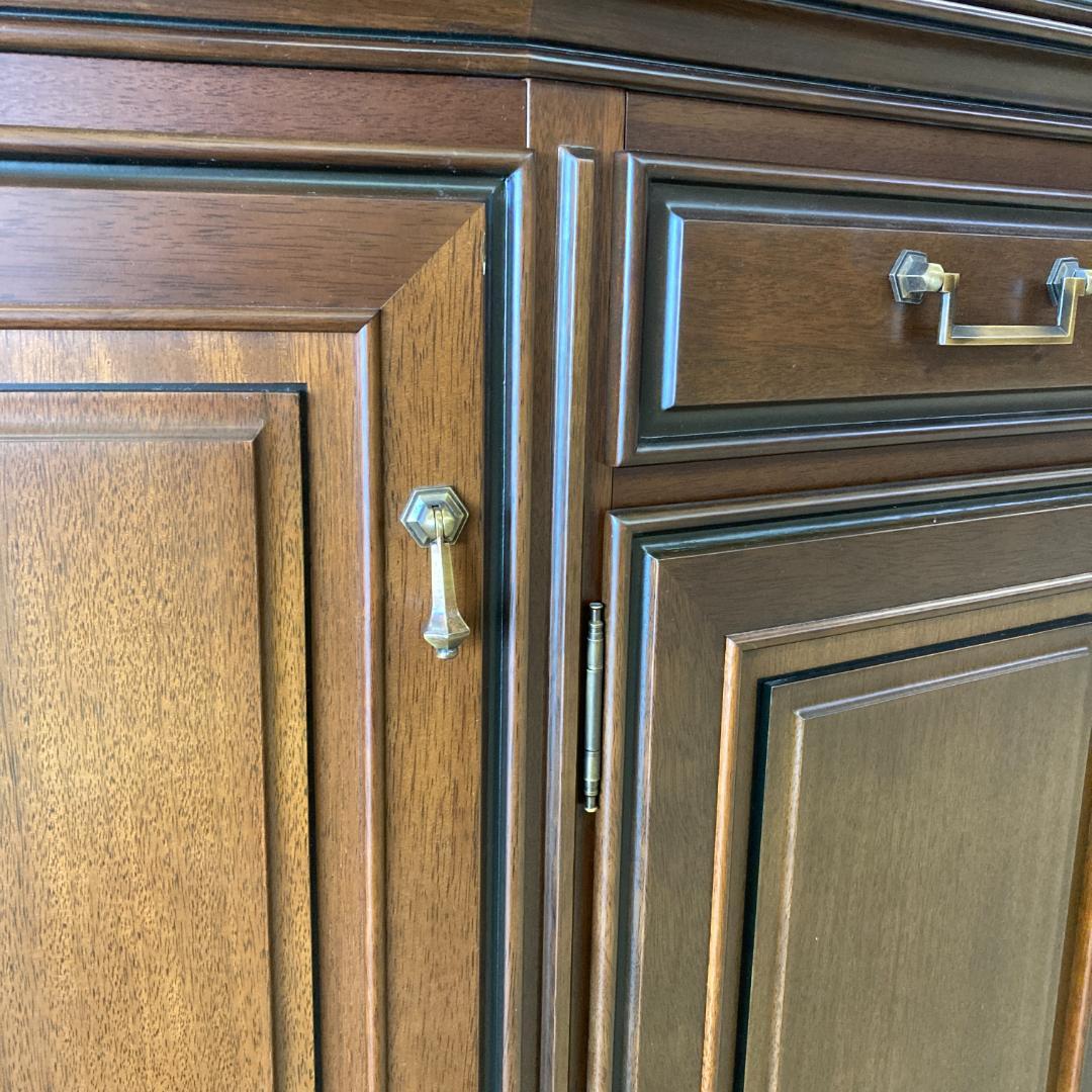 【マルニ】地中海ロイヤル　カップボード　飾り棚　リビングボード 食器棚