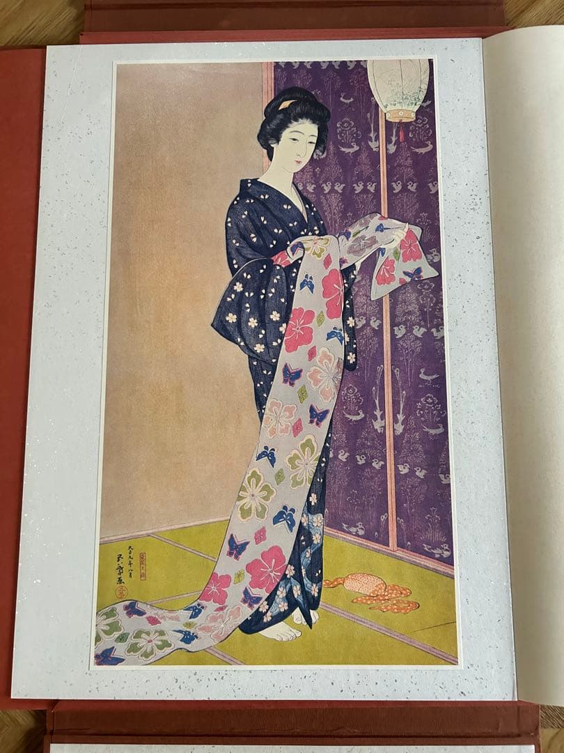 最終値下げ 橋口五葉　図録　大正の女　復刻版画　10点　共同通信