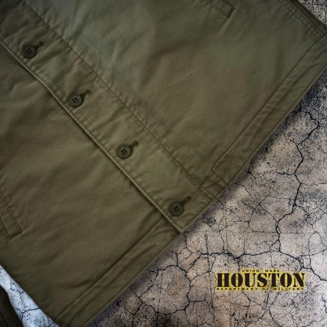 『レアモデル◎』HOUSTON（ヒューストン）N-1デッキジャケット カーキ