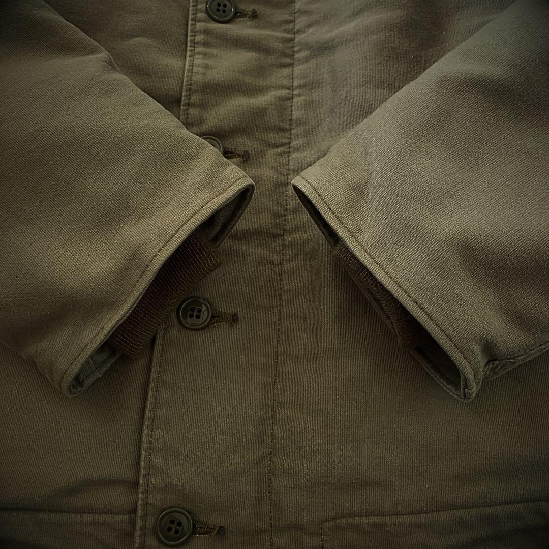 『レアモデル◎』HOUSTON（ヒューストン）N-1デッキジャケット カーキ