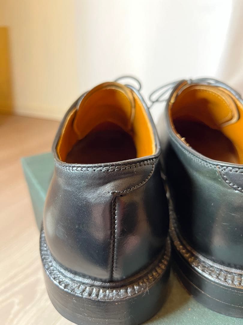 【Alden×BEAMS バリーラスト コードバン プレーントゥ9901】美品