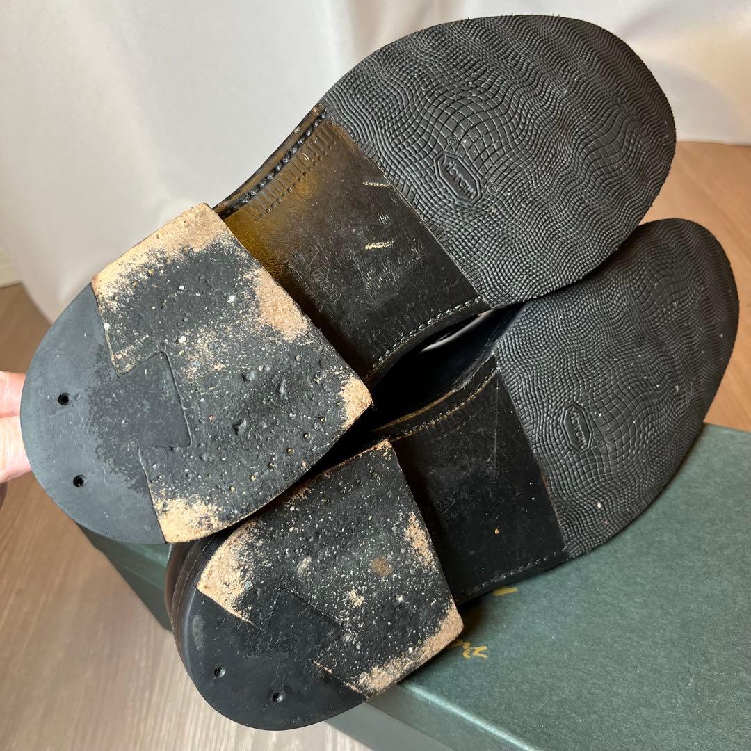 【Alden×BEAMS バリーラスト コードバン プレーントゥ9901】美品