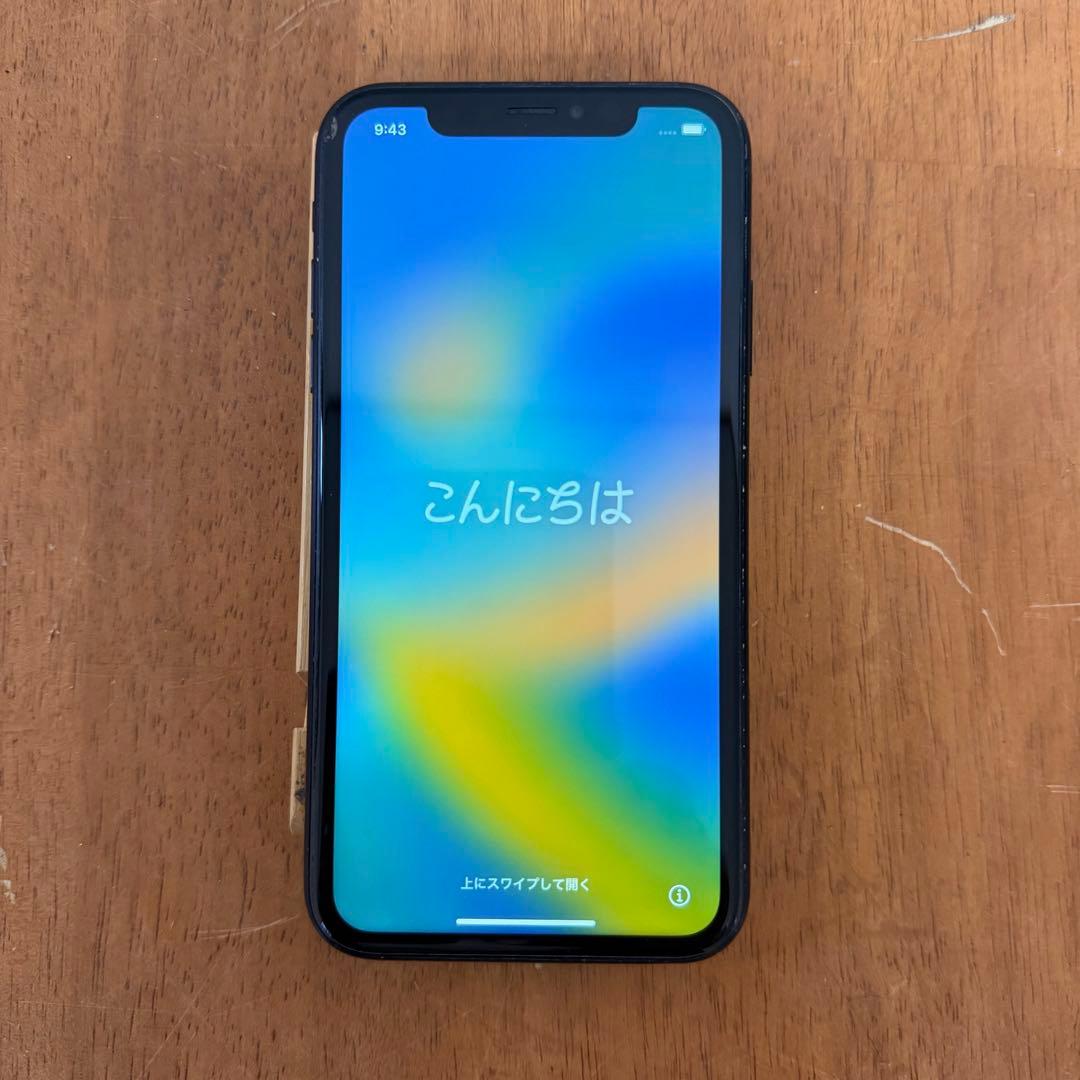 ● 美品 iPhone XR 64GB ブラック MT002J/A au