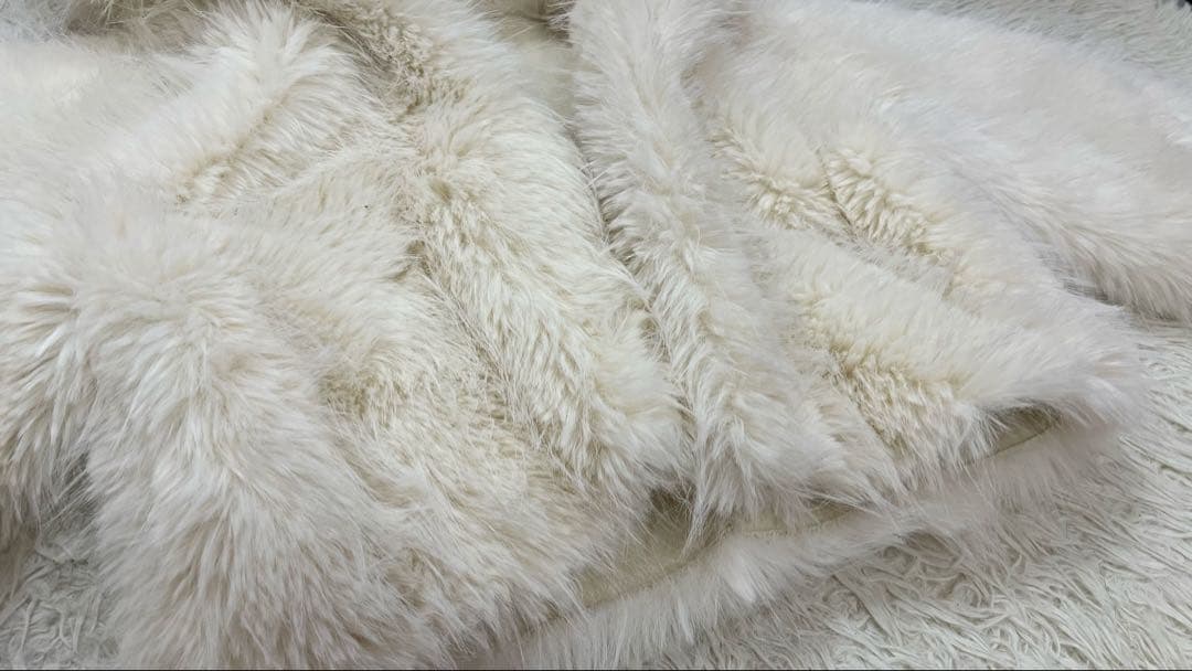 美品　eimy istoire フェイクファーフードジャケット　コート　白