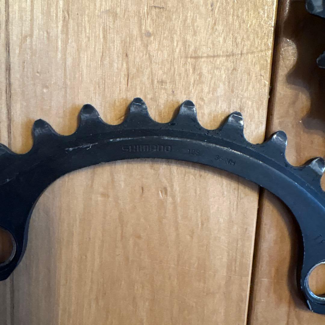 りすシマノアルテグラチェーンリング12S 52-36NH