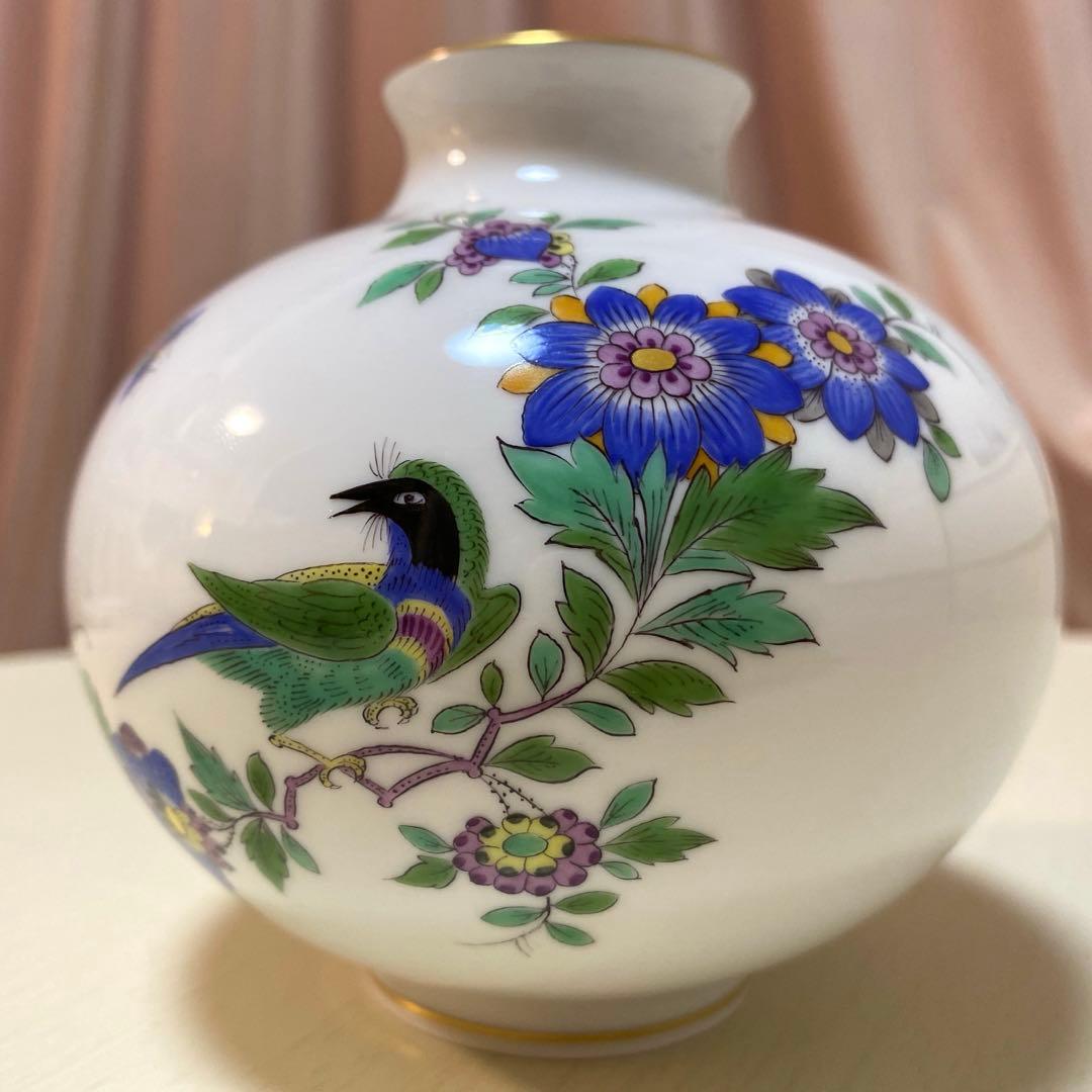 花瓶　マイセン