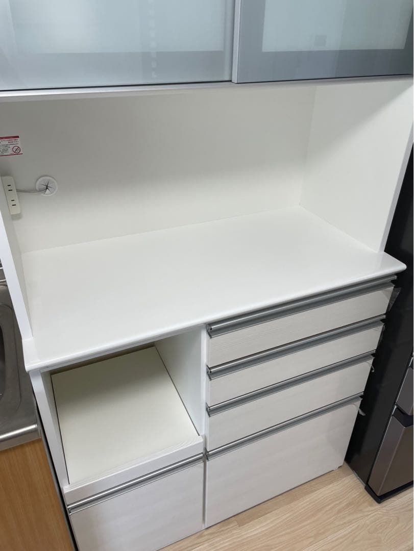 【Mayu】マナベインテリアハーツ食器棚