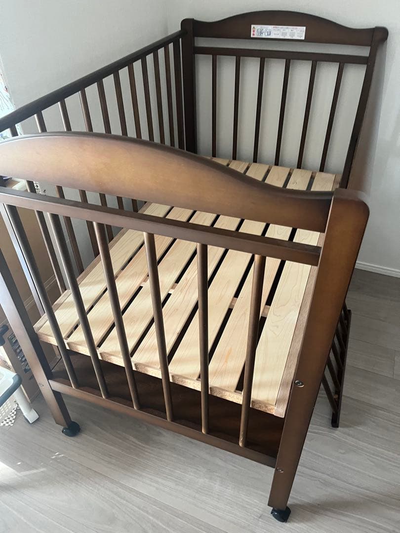 サワベビー　ベビーベッド　スノコ70cm×120cm+ベビー敷布団